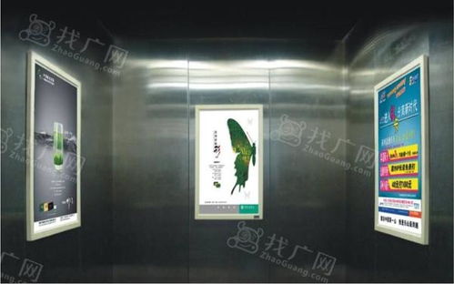 浙江杭州西湖區(qū)綠城寫字樓電梯框架廣告